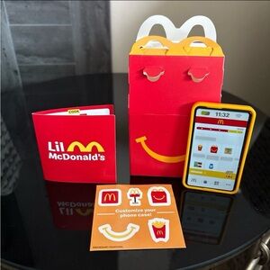 Lil McDonald’s Happy Meal Toy Phone with stickers #7